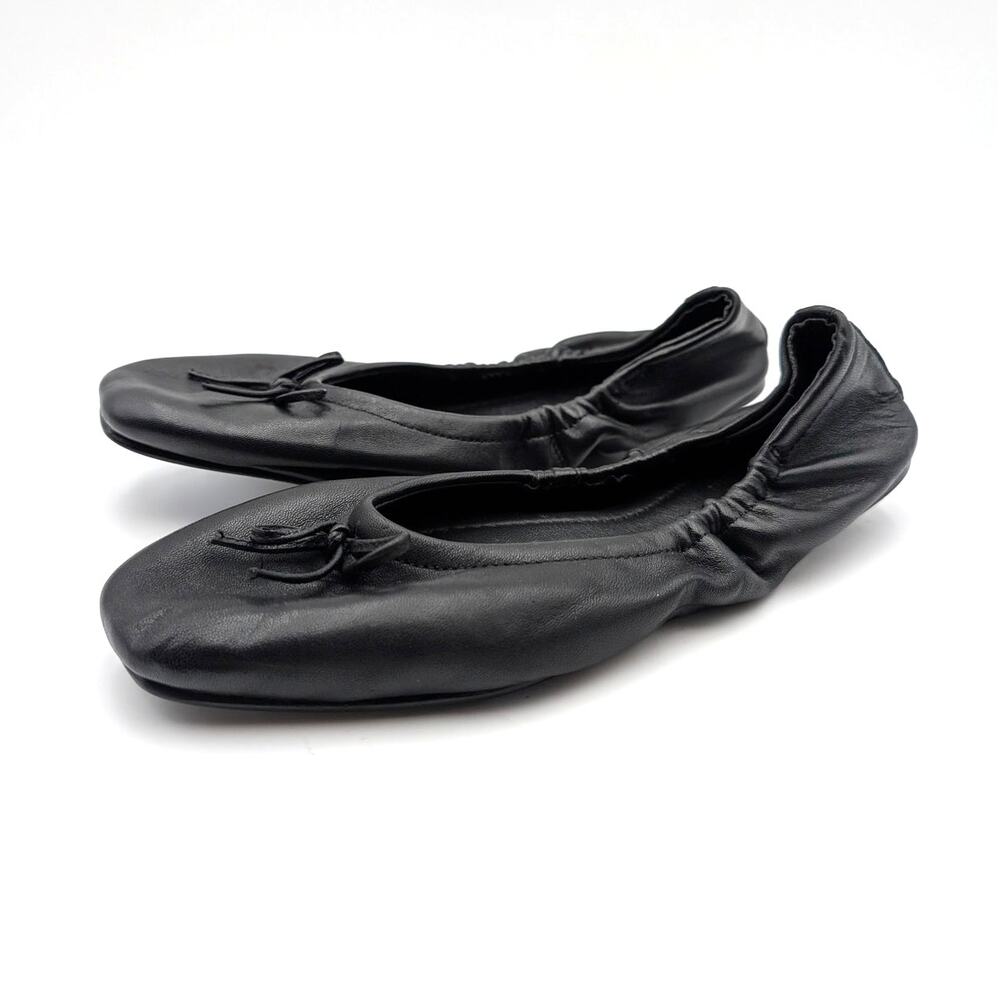 Seychelles Breathless Ballet Flats Round Toe Women's Black Size US7 EU37.5